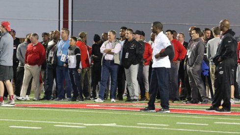 Sean Payton, Bill Belichick and more attended Ohio State's pro day. 