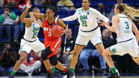 Ohio State's season ends with a Sweet 16 loss to top-seeded Notre Dame.