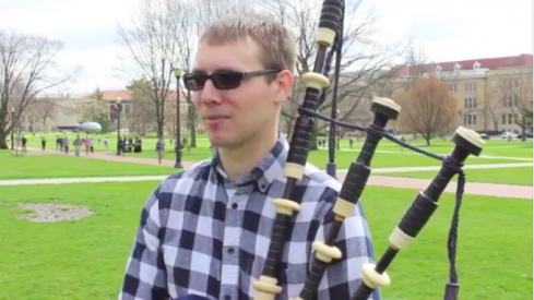 Josh Whitson: the oval bagpipe guy.