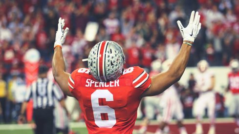 Evan Spencer has become the standard for blocking at Ohio State.