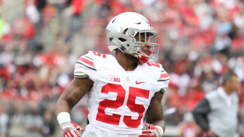 Ohio State running back Mike Weber during the spring game.
