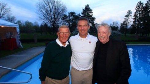 Lou Holtz, Urban Meyer, and Phil Knight