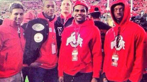 Darron Lee, Joey Bosa, Ezekiel Elliott and Eli Apple on a visit to Ohio State in high school. 