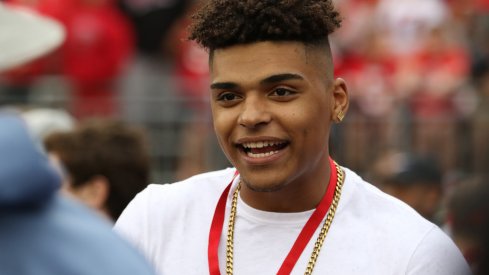 Trevon Grimes at Ohio State's 2017 spring game.