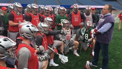 Bill Bellichick speaks to Ohio State lacrosse.