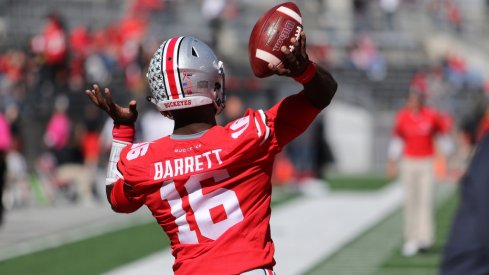 J.T. Barrett's miscues as a passer have rarely been due to technique