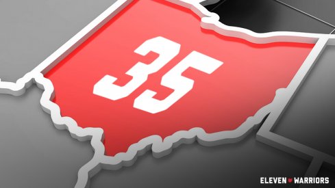 A map of where Ohio State's 2017 football roster grew up.