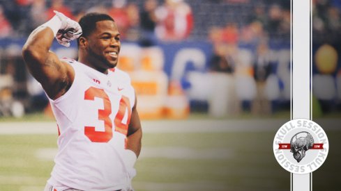 Carlos Hyde swolls up for the June 12th 2017 Skull Session
