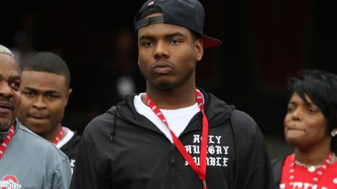 Jaylen Harris at Ohio State's 2017 spring game