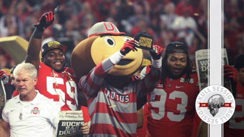 Brutus and Kerry Coombs celebrate the 2014 championship for the June 19 2017 Skull Session
