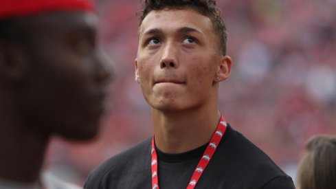 Wide receiver signee Ellijah Gardiner during Ohio State's annual Spring Game.