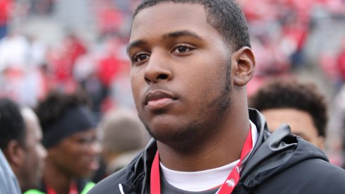 Thayer Munford at the Ohio State-Michigan game in 2016.