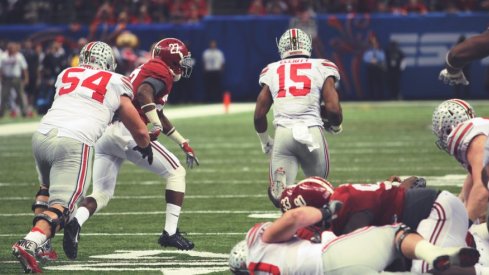 Zeke Elliott's 85 Yards Through the Heart of the South served as the exclamation point in Ohio State's comeback win over Alabama in the 2015 Sugar Bowl.