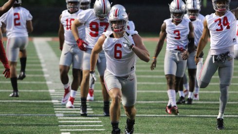 Sam Hubbard and the Buckeyes returned to the field on Thursday.