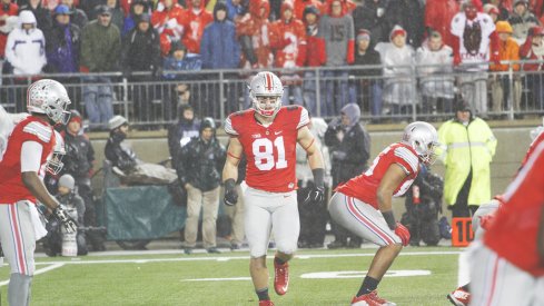 Buckeye tight ends have spent nearly as much time in the backfield as they have on the line over the past few seasons.
