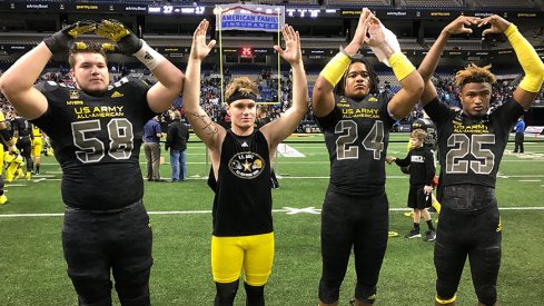 Josh Myers, Tate Martell, Chase Young and Shaun Wade