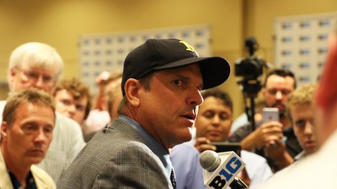 Michigan head football coach Jim Harbaugh