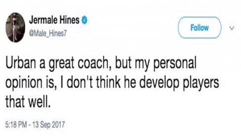 Jermale Hines with the Spiciest take of all.