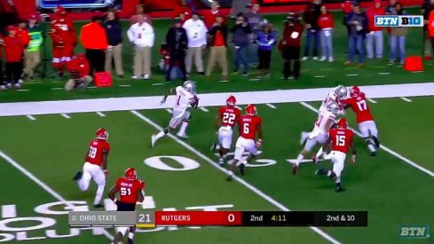 Johnnie Dixon running wild