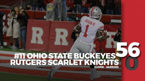 Statagram: Ohio State 56, Rutgers 0