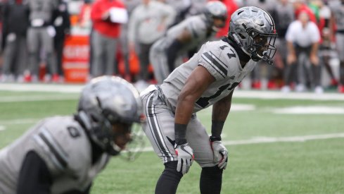 Jerome Baker was on the field for every defensive snap for Ohio State on Saturday.