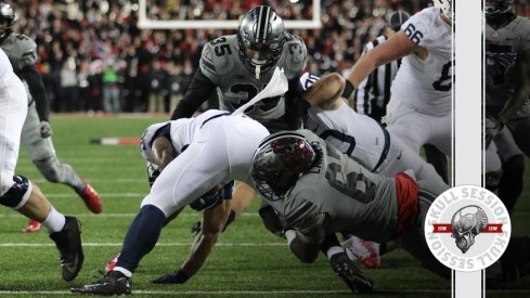 Bobby Landers puts Saquon Barkley in the dirt for the October 31st 2017 Skull Session