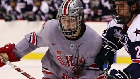 Ohio State forward and Philadelphia Flyers prospect Tanner Laczynski is NCAA hockey's First Star of the Week.