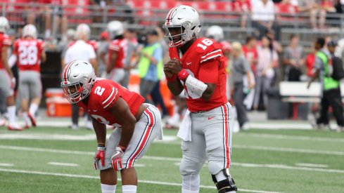 J.K. Dobbins and J.T. Barrett