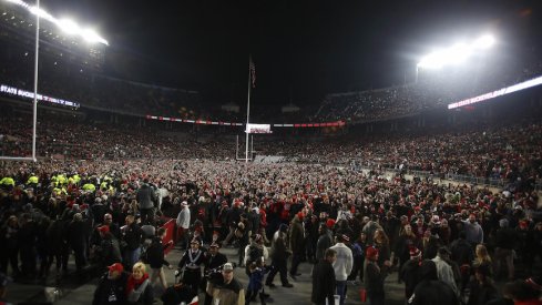 Most of Ohio State's fans wore black in a coordinated effort for last Saturday's game against Penn State.