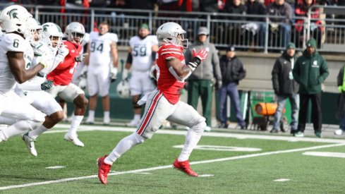 Mike Weber had his best game as a Buckeye with 162 yards rushing and two touchdowns.