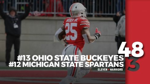 Statagram: Ohio State 48, Michigan State 3