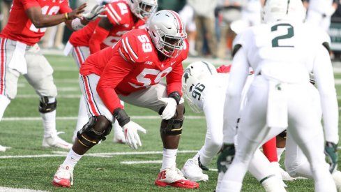 Isaiah Prince (59) and Ohio State's offensive line have performed well in 2017.