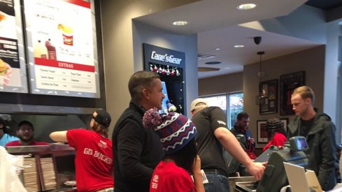 Chris Holtmann at Cane's Chicken