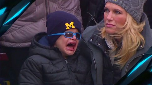 It was a difficult day for the entire Harbaugh family. 