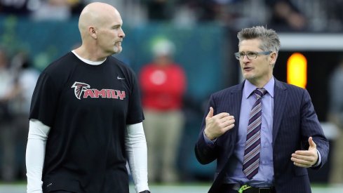 Atlanta Falcons coach Dan Quinn and general manager Thomas Dimitroff