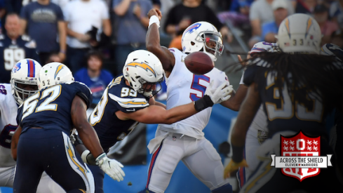Strip sack for Joey Bosa.