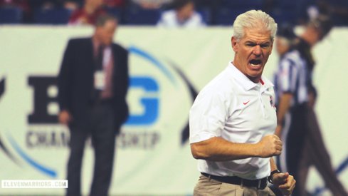 Kerry Coombs at the 2014 Big Ten Championship Game