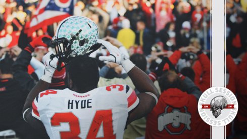 Carlos Hyde O-H-I-O's for the November 23rd 2017 Skull Session