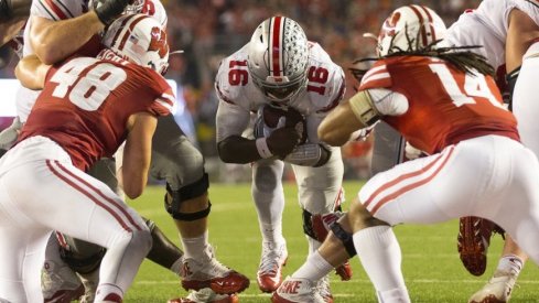 Nursing a knee injury sustained in Ann Arbor, J.T. Barrett must deliver Saturday night. (Photo: Jeff Hanisch-USA TODAY Sports)