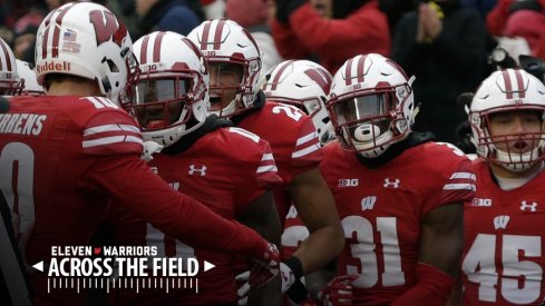 Wisconsin celebrates after a punt touchdown return by Nick Nelson earlier this season.