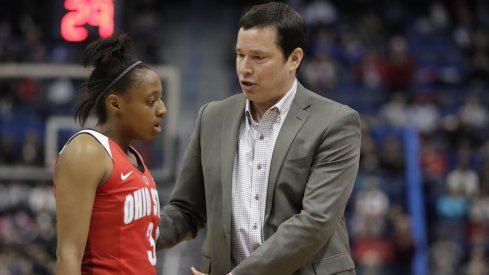 Kelsey Mitchell led the Buckeyes in scoring, but it wasn't enough.