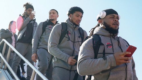 Ohio State arrived in Dallas today as they prepare for the Dec. 29 Cotton Bowl with USC.