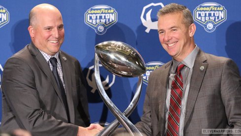 Clay Helton and Urban Meyer