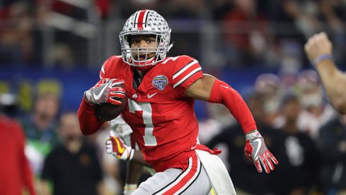 Damon Webb returns a Sam Darnold interception for a touchdown in the Cotton Bowl.