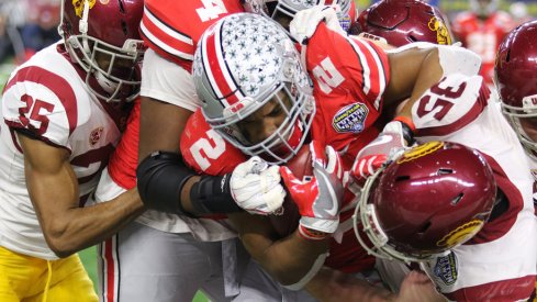 J.K. Dobbins had the worst outing of his young career thanks to the USC defense.