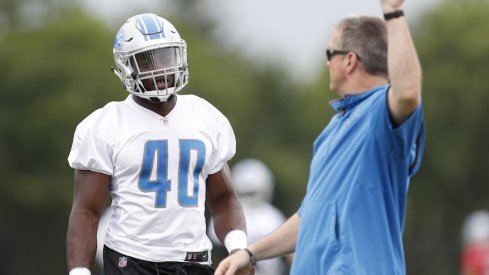 Bill Sheridan coaching with the Detroit Lions in 2017.