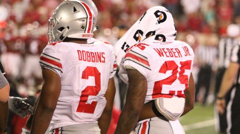 J.K. Dobbins and Mike Weber