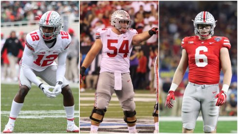 Denzel Ward, Billy Price and Sam Hubbard