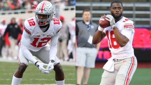 Denzel Ward and J.T. Barrett