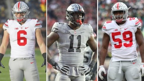 Sam Hubbard, Jalyn Holmes and Tyquan Lewis accounted for nearly 36% of Ohio State's 2017 sack total.